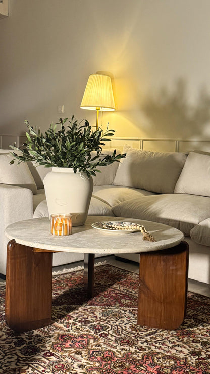 TRAVERTINE TABLE