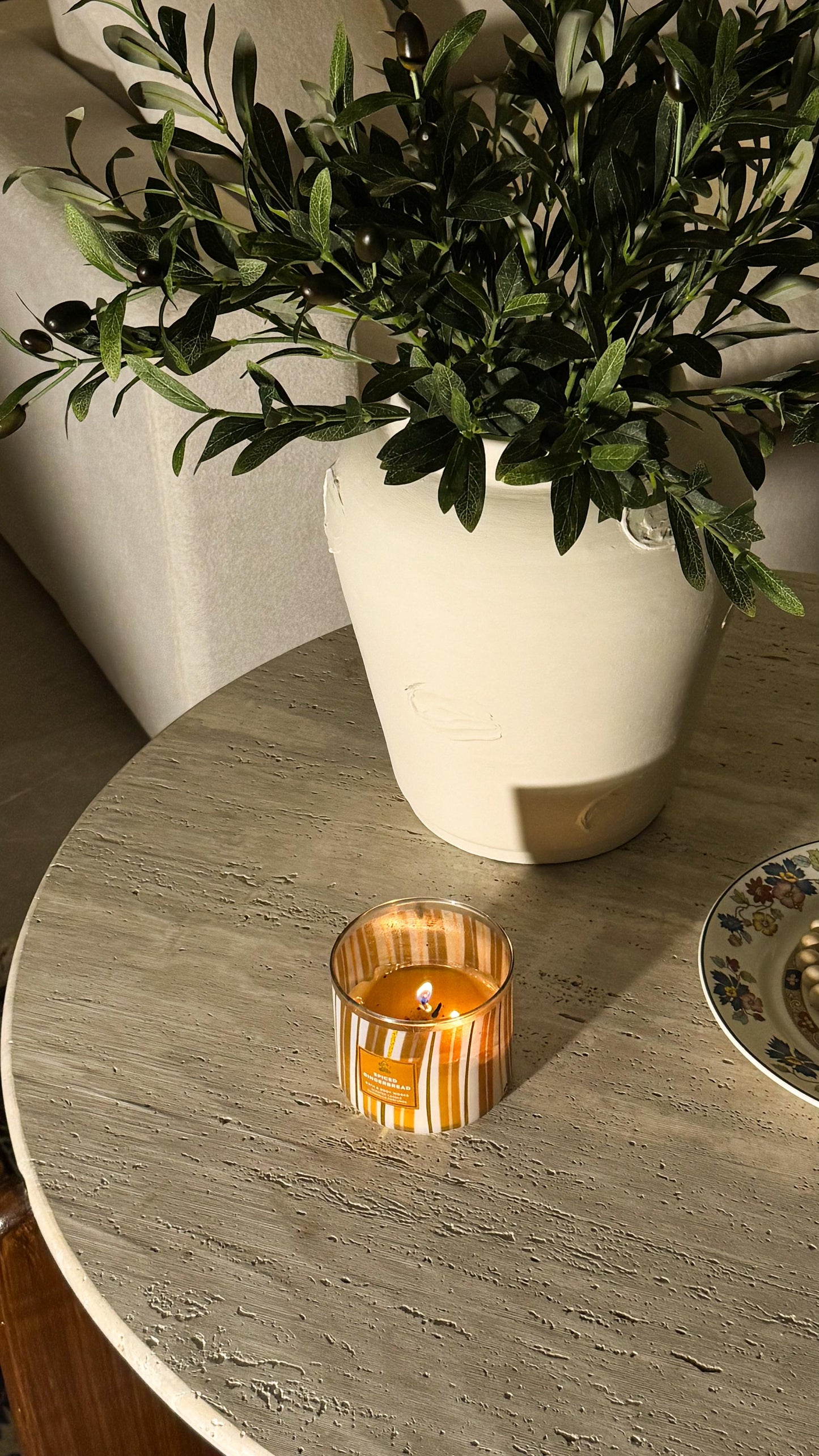 TRAVERTINE TABLE
